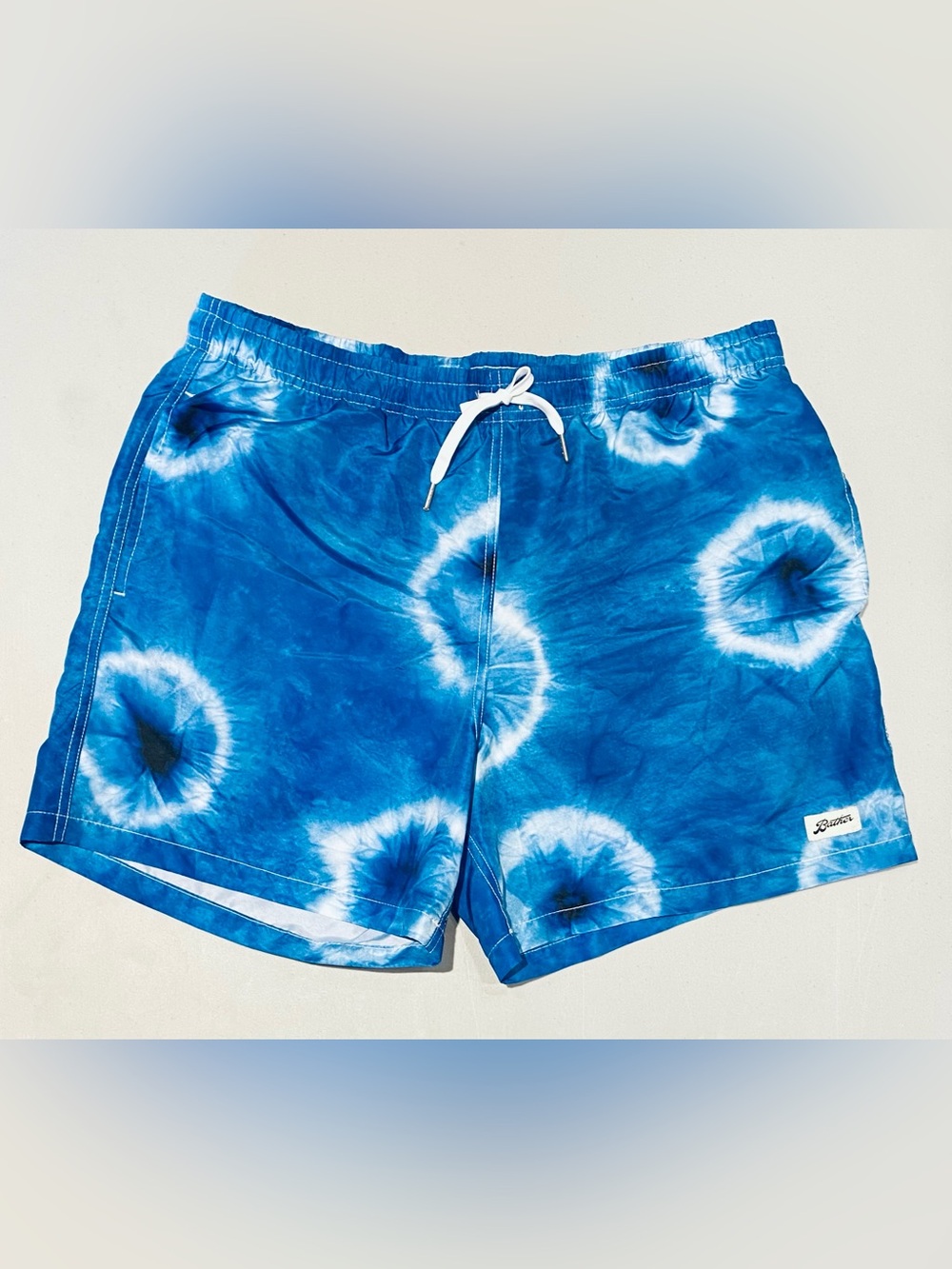 Bather Blue Ne-Maki Shibori Swim Trunk, size XL